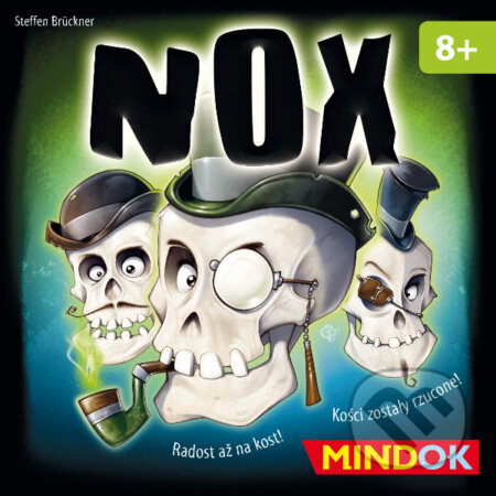 Spoločenská hra: Nox (Steffen Brückner). Mindok, 2013 Spoločenská hra: Nox (Steffen Brückner). Mindok, 2013