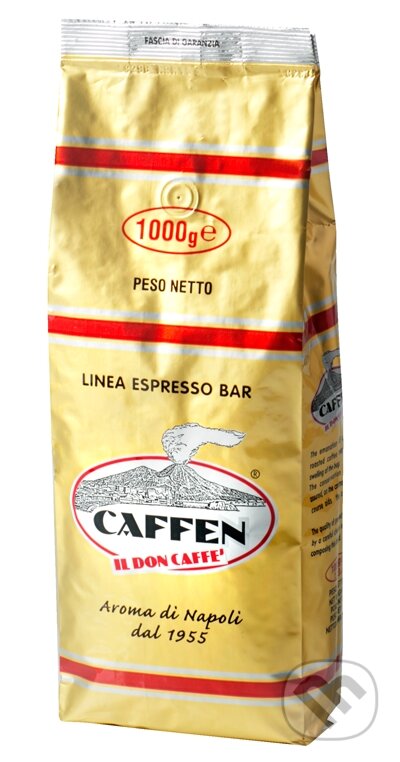Kávy a čaje: Caffen Linea Espresso – Golden Bar Miscela Bar 80% Arabica (Caffen Linea). Caffen Linea, 2013 Kávy a čaje: Caffen Linea Espresso – Golden Bar Miscela Bar 80% Arabica (Caffen Linea). Caffen Linea, 2013