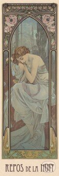 Puzzle: Odpočinok noci (Alfons Mucha). Dino, 2013 Puzzle: Odpočinok noci (Alfons Mucha). Dino, 2013