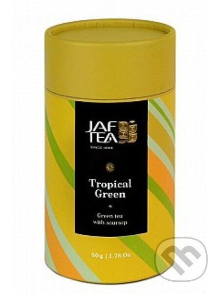 Kávy a čaje: 2628 JAFTEA Colours of Ceylon Tropical Green pap. 50g (Liran). Liran, 2022 Kávy a čaje: 2628 JAFTEA Colours of Ceylon Tropical Green pap. 50g (Liran). Liran, 2022