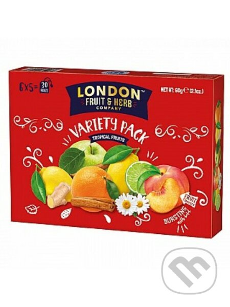 Kávy a čaje: 1215 London Tropical Fruit display 6x5 sáčkov (Liran). Liran, 2022 Kávy a čaje: 1215 London Tropical Fruit display 6x5 sáčkov (Liran). Liran, 2022