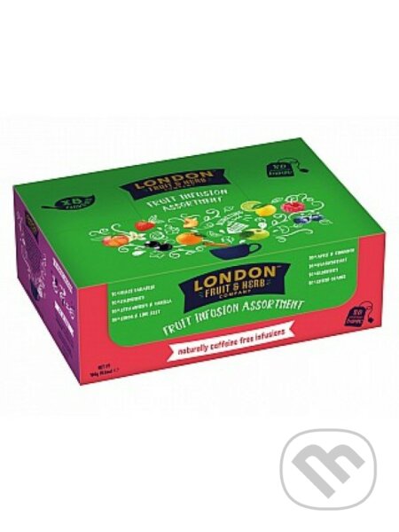 Kávy a čaje: 1225 London FRUIT& Herb Company kazeta 8x10 sáčkov (Liran). Liran, 2022 Kávy a čaje: 1225 London FRUIT& Herb Company kazeta 8x10 sáčkov (Liran). Liran, 2022