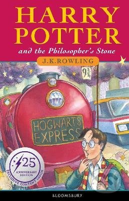 Kniha: Harry Potter and the Philosopher's Stone (J.K. Rowling). Bloomsbury, 2022 Kniha: Harry Potter and the Philosopher's Stone (J.K. Rowling). Bloomsbury, 2022