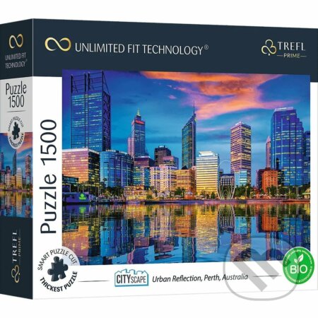 Puzzle: Odraz veľkomesta: Perth, Austrália (Trefl). Trefl, 2022 Puzzle: Odraz veľkomesta: Perth, Austrália (Trefl). Trefl, 2022