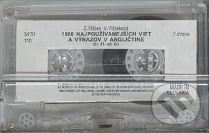 Audiokniha: 1000 najpoužívanejších viet a výrazov v angličtine - kazeta (Viera Pišteková a Zdeno Pištek). Arimes Audiokniha: 1000 najpoužívanejších viet a výrazov v angličtine - kazeta (Viera Pišteková a Zdeno Pištek). Arimes