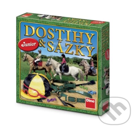 Spoločenská hra: Dostihy a sázky JUNIOR (Ladislav Mareš). Dino, 2013 Spoločenská hra: Dostihy a sázky JUNIOR (Ladislav Mareš). Dino, 2013