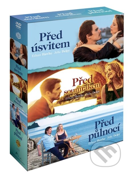 Film: Před úsvitem, Před soumrakem, Před půlnocí kolekce (Richard Linklater) (). Magicbox, 2013 Film: Před úsvitem, Před soumrakem, Před půlnocí kolekce (Richard Linklater) (). Magicbox, 2013