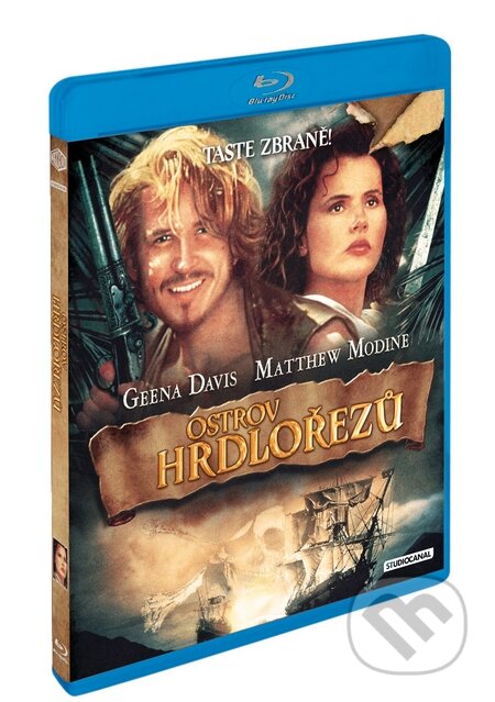 Film: Ostrov hrdlořezů (Renny Harlin) (Blu-ray). Magicbox, 2013 Film: Ostrov hrdlořezů (Renny Harlin) (Blu-ray). Magicbox, 2013