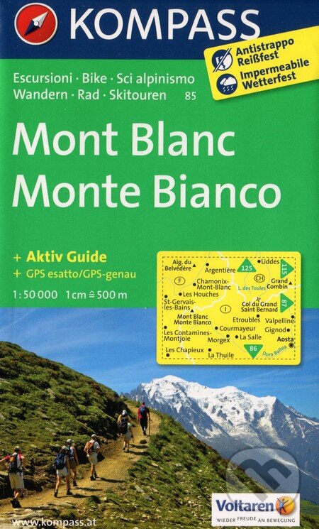 Kniha: Monte Bianco - Mont Blanc (Kompass). Kompass, 2011 Kniha: Monte Bianco - Mont Blanc (Kompass). Kompass, 2011