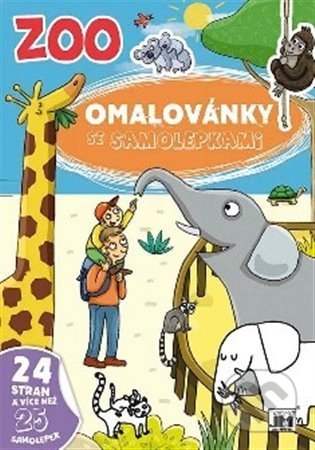 Kniha: Omalovánky se samolepkami - Zoo (Jiří Models). Jiří Models, 2022 Kniha: Omalovánky se samolepkami - Zoo (Jiří Models). Jiří Models, 2022
