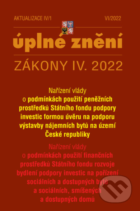 Aktualizace IV/1 (Poradce s.r.o.). Poradce s.r.o., 2022 Aktualizace IV/1 (Poradce s.r.o.). Poradce s.r.o., 2022