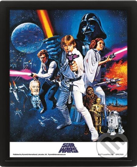 Obraz 3D Star Wars Nová nádej (EPEE). EPEE, 2022 Obraz 3D Star Wars Nová nádej (EPEE). EPEE, 2022