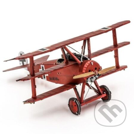 Puzzle: Metal Earth 3D kovový model Trojplošník Fokker/Triplane Fokker (Piatnik). Piatnik, 2021 Puzzle: Metal Earth 3D kovový model Trojplošník Fokker/Triplane Fokker (Piatnik). Piatnik, 2021