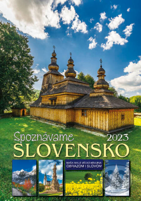 Nástenný kalendár Spoznávame Slovensko 2023, Spektrum grafik, 2022