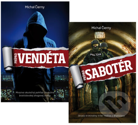 Kniha: Prípad Vendéta + Prípad Sabotér (kolekcia) (Michal Čierny). Tatran, 2013 Kniha: Prípad Vendéta + Prípad Sabotér (kolekcia) (Michal Čierny). Tatran, 2013