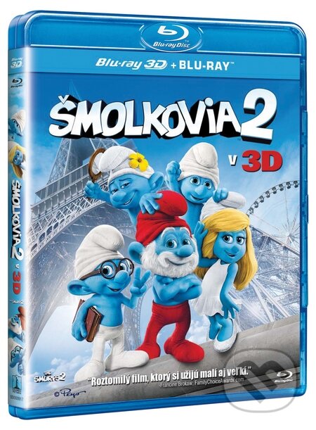 Film: Šmolkovia 2 3D (Raja Gosnell) (Blu-ray3D). Bonton Film, 2013 Film: Šmolkovia 2 3D (Raja Gosnell) (Blu-ray3D). Bonton Film, 2013