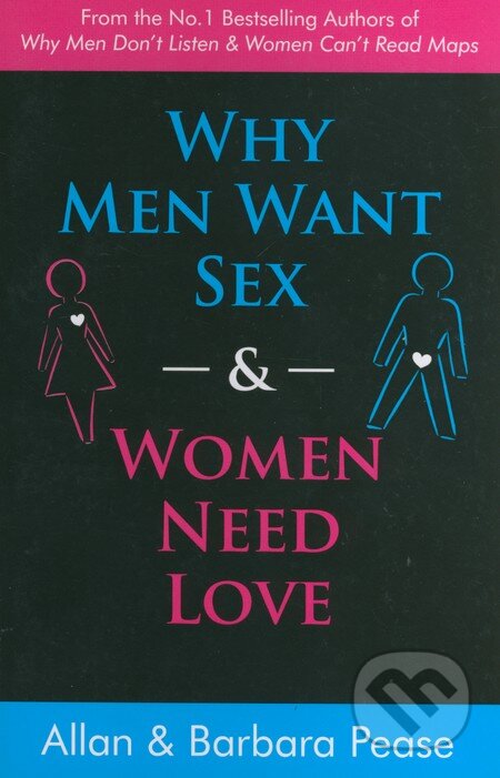 Kniha: Why Men Want Sex and Women Need Love (Allan Pease a Barbara Pease). Orion, 2010 Kniha: Why Men Want Sex and Women Need Love (Allan Pease a Barbara Pease). Orion, 2010