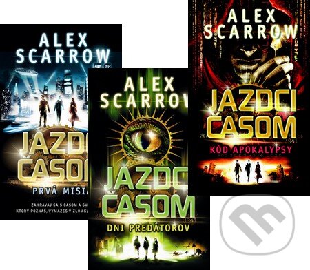 Kniha: Jazdci časom II. (Kolekcia prvých troch dielov) (Alex Scarrow). Slovart, 2014 Kniha: Jazdci časom II. (Kolekcia prvých troch dielov) (Alex Scarrow). Slovart, 2014