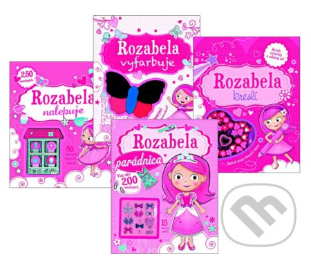 Kniha: Rozabela (Kolekcia štyroch tvorivých kníh pre dievčatá) (Slovart). Slovart, 2013 Kniha: Rozabela (Kolekcia štyroch tvorivých kníh pre dievčatá) (Slovart). Slovart, 2013