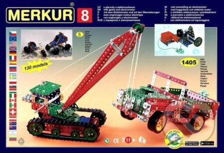Spoločenská hra: Merkur 8 stavebnice 1405 dílů / 130 modelů (Merkur). Merkur, 2020 Spoločenská hra: Merkur 8 stavebnice 1405 dílů / 130 modelů (Merkur). Merkur, 2020