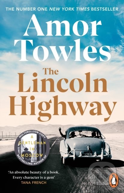 Kniha: The Lincoln Highway (Amor Towles). Penguin Books, 2022 Kniha: The Lincoln Highway (Amor Towles). Penguin Books, 2022