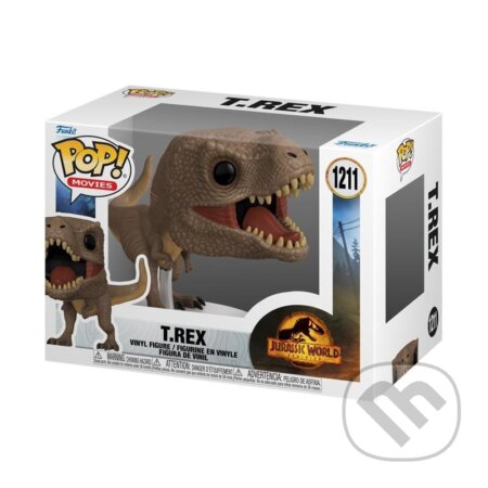 Funko POP Movies: Jurassic World 3 - T-Rex (Jurský svět) (Funko). Funko, 2022 Funko POP Movies: Jurassic World 3 - T-Rex (Jurský svět) (Funko). Funko, 2022