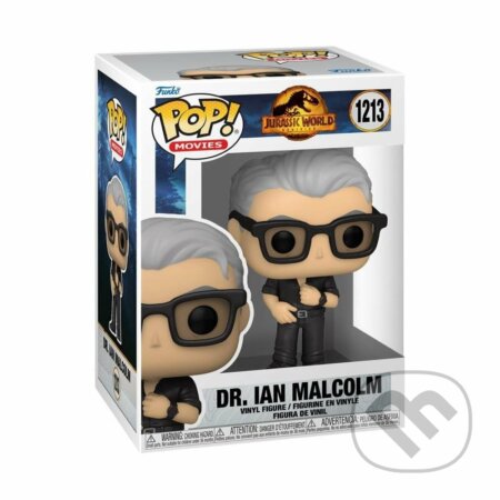 Funko POP Movies: Jurassic World 3 - Dr Ian Malcolm (Jurský svět) (Funko). Funko, 2022 Funko POP Movies: Jurassic World 3 - Dr Ian Malcolm (Jurský svět) (Funko). Funko, 2022