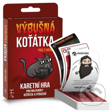 Spoločenská hra: Výbušná koťátka: Edice pro 2 hráče (karetní hra) (ADC BF). ADC BF, 2022 Spoločenská hra: Výbušná koťátka: Edice pro 2 hráče (karetní hra) (ADC BF). ADC BF, 2022