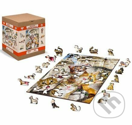 Puzzle: Kočky v Londýně, dřevěné (Wooden City). Wooden City, 2022 Puzzle: Kočky v Londýně, dřevěné (Wooden City). Wooden City, 2022