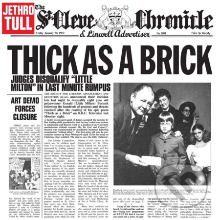 Hudební CD: Jethro Tull: Thick as a Brick (50th Anniversary) LP (Hudobné albumy). Hudobné albumy, 2022 Hudební CD: Jethro Tull: Thick as a Brick (50th Anniversary) LP (Hudobné albumy). Hudobné albumy, 2022