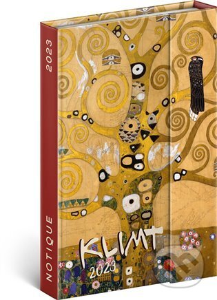 Týdenní magnetický diář Gustav Klimt 2023, Notique, 2022