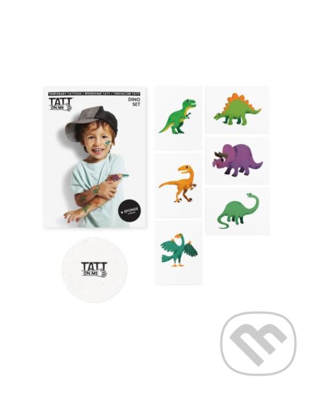 TATTonMe Tetovačky pre deti Dinosaury sada (TATTon.me). TATTon.me, 2022 TATTonMe Tetovačky pre deti Dinosaury sada (TATTon.me). TATTon.me, 2022