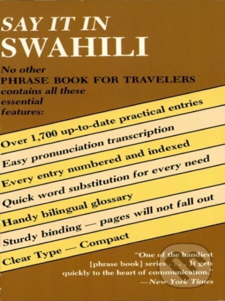 E-kniha: Say It in Swahili (Dover Publications). Dover Publications, 2012 E-kniha: Say It in Swahili (Dover Publications). Dover Publications, 2012