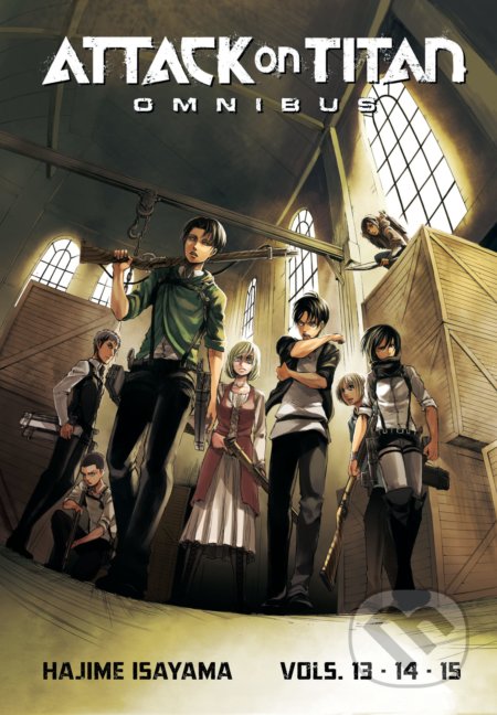 Kniha: Attack on Titan Omnibus 5 (Hajime Isayama). Kodansha International, 2022 Kniha: Attack on Titan Omnibus 5 (Hajime Isayama). Kodansha International, 2022