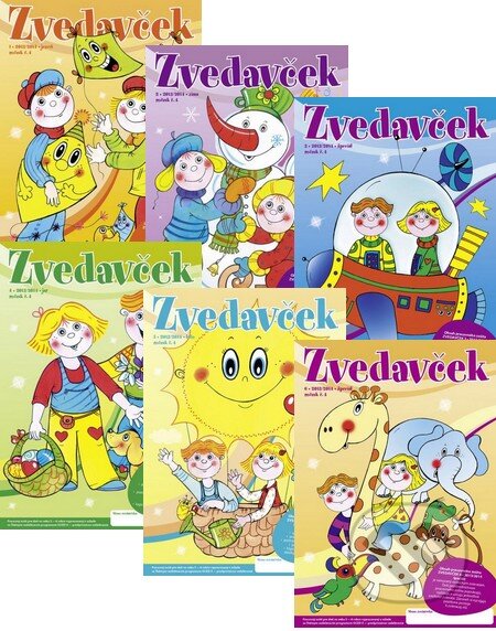 Kniha: Zvedavček 2013/2014 (kolekcia 6 zošitov) (Jana Paleschová a Miroslava Takáčová). Raabe, 2013 Kniha: Zvedavček 2013/2014 (kolekcia 6 zošitov) (Jana Paleschová a Miroslava Takáčová). Raabe, 2013