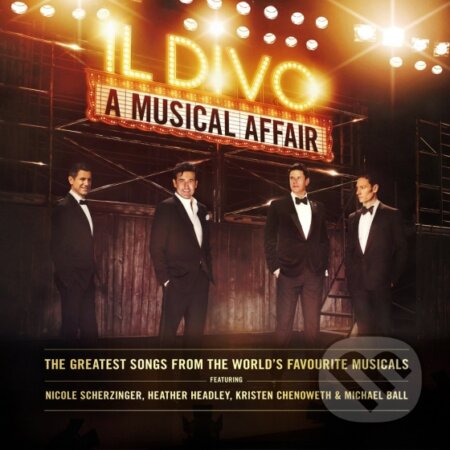 Hudební CD: Il Divo: A Musical Affair (Sony Music Entertainment). Sony Music Entertainment, 2013 Hudební CD: Il Divo: A Musical Affair (Sony Music Entertainment). Sony Music Entertainment, 2013