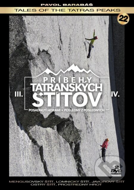 Film: Príbehy tatranských štítov III+IV (Pavol Barabáš) (DVD). K2 studio, 2013 Film: Príbehy tatranských štítov III+IV (Pavol Barabáš) (DVD). K2 studio, 2013