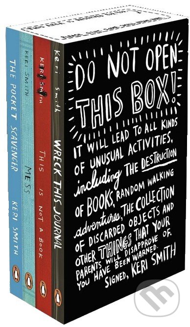 Kniha: Do Not Open This Box (Keri Smith). Penguin Books, 2013 Kniha: Do Not Open This Box (Keri Smith). Penguin Books, 2013