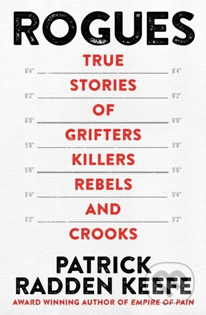 Kniha: Rogues (Patrick Radden Keefe). MacMillan, 2022 Kniha: Rogues (Patrick Radden Keefe). MacMillan, 2022