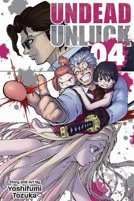 Kniha: Undead Unluck 4 (Yoshifumi Tozuka). Viz Media, 2022 Kniha: Undead Unluck 4 (Yoshifumi Tozuka). Viz Media, 2022