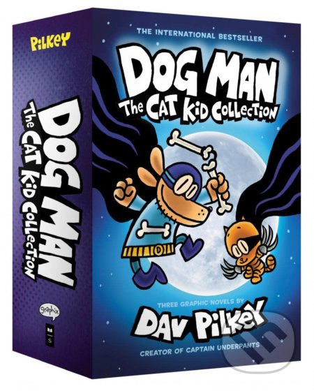 Kniha: Dog Man. The Cat Kid Collection (Dav Pilkey). Scholastic, 2019 Kniha: Dog Man. The Cat Kid Collection (Dav Pilkey). Scholastic, 2019