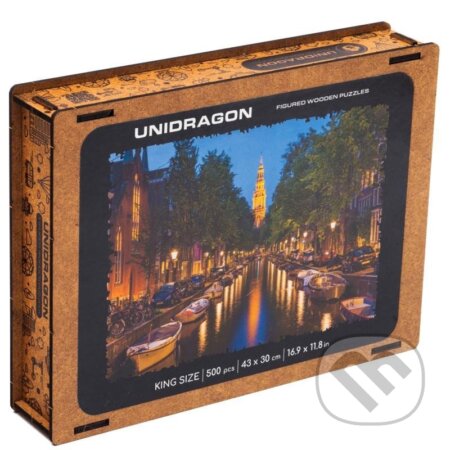 Puzzle: Večerný Amsterdam L (Unidragon). Unidragon, 2022 Puzzle: Večerný Amsterdam L (Unidragon). Unidragon, 2022