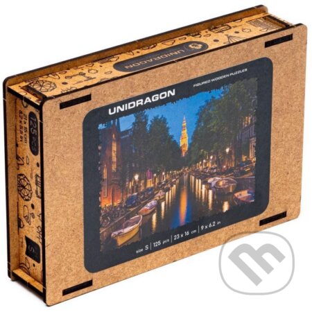 Puzzle: Večerný Amsterdam S (Unidragon). Unidragon, 2022 Puzzle: Večerný Amsterdam S (Unidragon). Unidragon, 2022