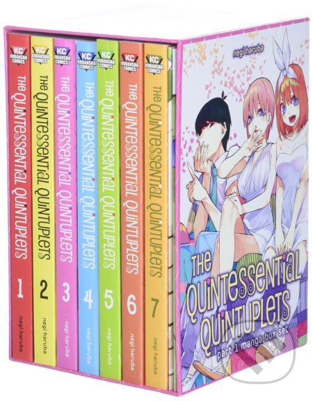 Kniha: The Quintessential Quintuplets Part 1 Manga Box Set (Negi Haruba). Kodansha Comics, 2022 Kniha: The Quintessential Quintuplets Part 1 Manga Box Set (Negi Haruba). Kodansha Comics, 2022