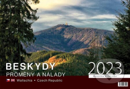 Kalendář 2023 Beskydy/Proměny a nálady, nástěnný - Radovan Stoklasa, Justine, 2022