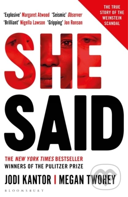 Kniha: She Said (Jodi Kantor). Bloomsbury, 2020 Kniha: She Said (Jodi Kantor). Bloomsbury, 2020