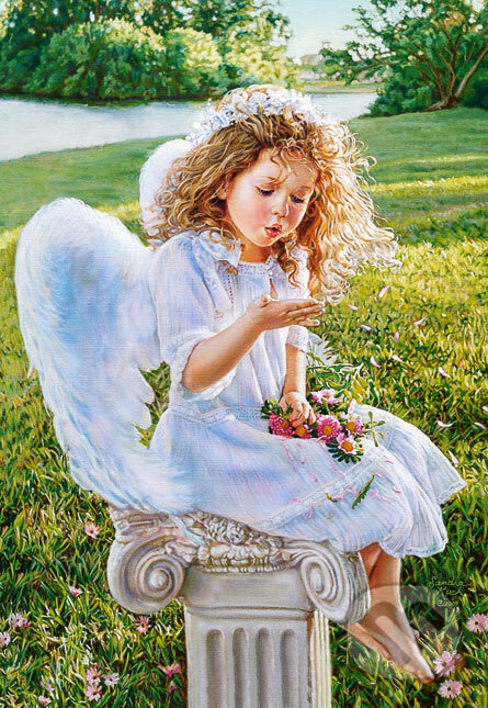 Puzzle: Angel Whispers (Sandra Kuck). Castorland, 2013 Puzzle: Angel Whispers (Sandra Kuck). Castorland, 2013