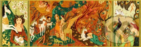 Puzzle: Puzzle Gallery – Záhrada jednorožcov (Djeco). Djeco, 2019 Puzzle: Puzzle Gallery – Záhrada jednorožcov (Djeco). Djeco, 2019