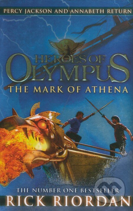 Kniha: Heroes of Olympus: The Mark of Athena (Rick Riordan). Puffin Books, 2013 Kniha: Heroes of Olympus: The Mark of Athena (Rick Riordan). Puffin Books, 2013