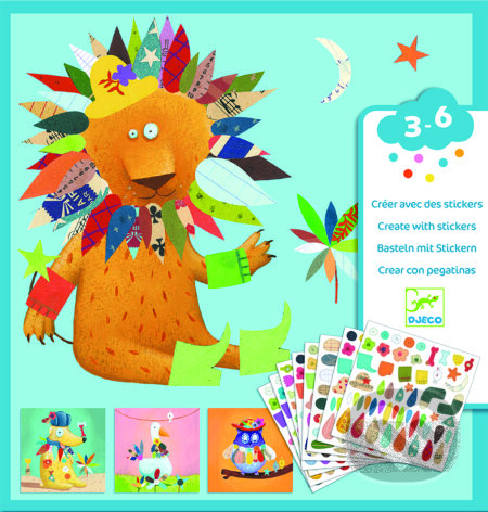 Spoločenská hra: Lepenie obrázkov - Zvieratká (Djeco). Djeco, 2019 Spoločenská hra: Lepenie obrázkov - Zvieratká (Djeco). Djeco, 2019